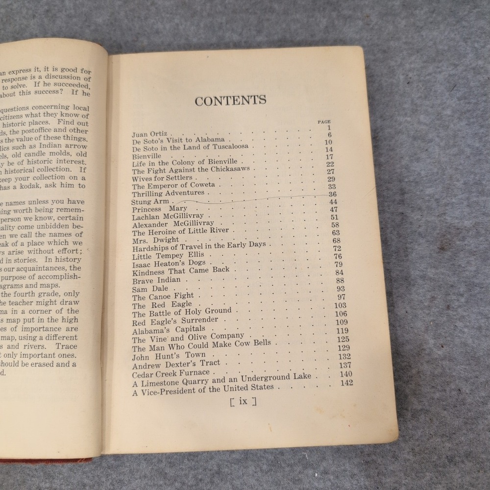 History Stories of Alabama L. Lamar Matthews 1952 Hardcover Illustrated Book - Picture 6 of 7